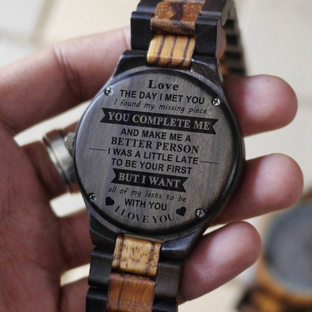Wooden Engraved Watch! Make me an offer!!